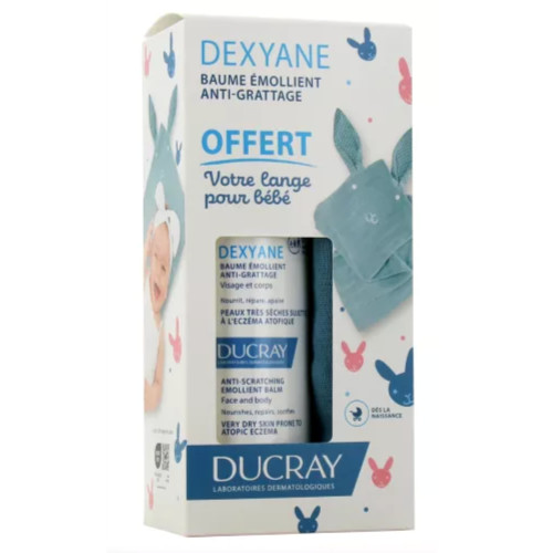 Dexyane Baume Émollient Anti-Grattage 400 ml + Lange Offert
