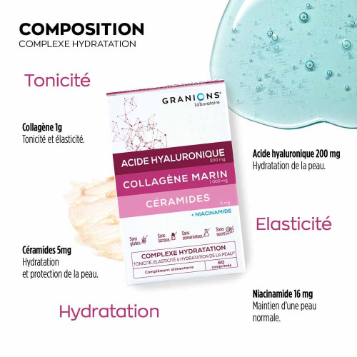 Complexe Hydratation Peau 60 comprimés