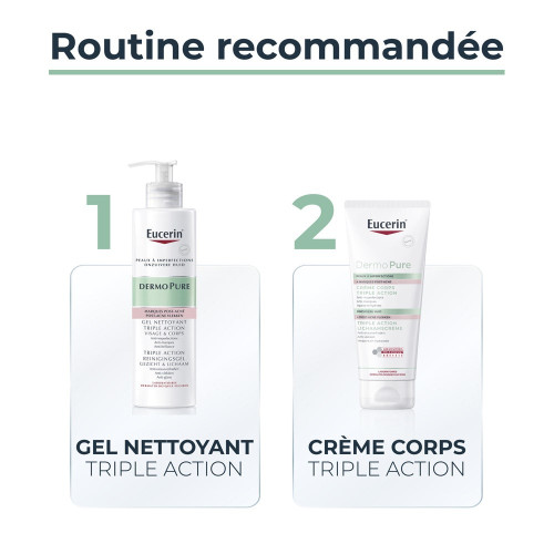 DermoPure Crème corps Triple Action 200 ml