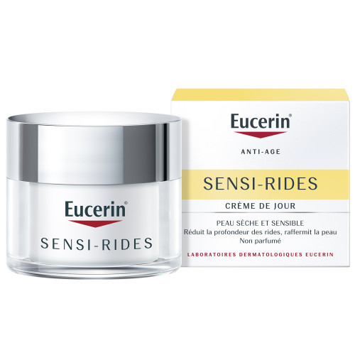 Eucerin Sensi-Rides Crème Jour 50ml Anti-âge Peaux Sensibles