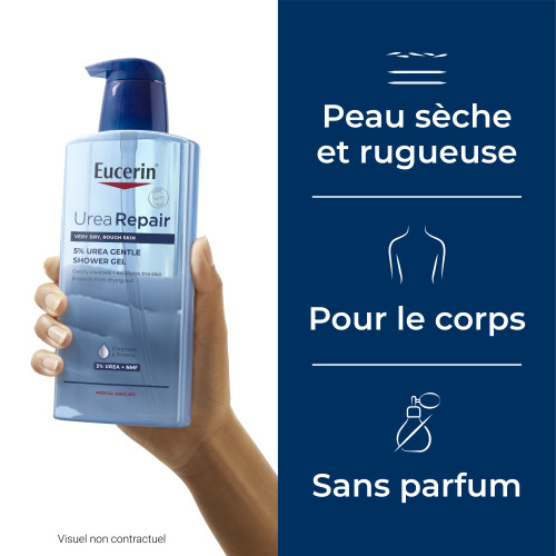 Eucerin Urea Repair Gel Lavant 5% Urée 400ml Hydratation Peaux Sèches