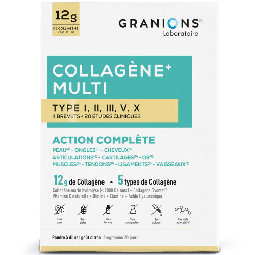 Granions Collagène+ Multi 260g Beauté Peau Ongles Cheveux Pharma360