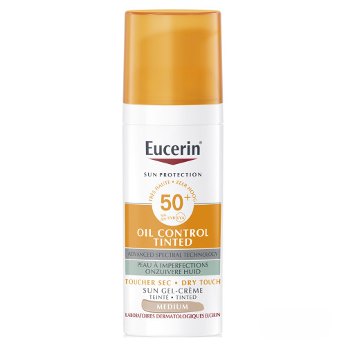 Eucerin Sun Protection Oil Control SPF 50+ 50ml Peau Parfaite
