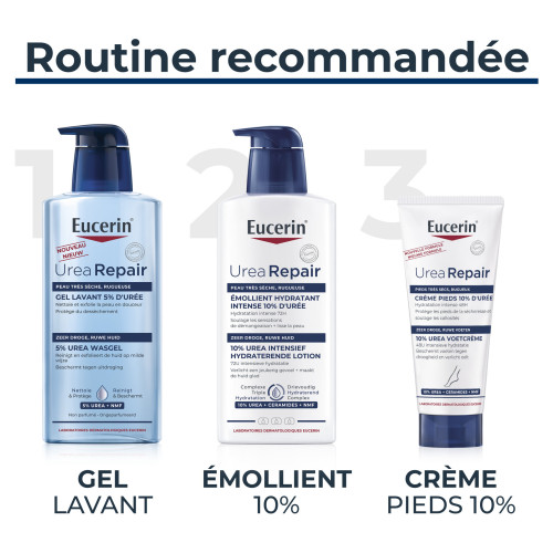 Eucerin UreaRepair Gel Lavant 5% Urée 400ml Peau Sèche et Rugueuse
