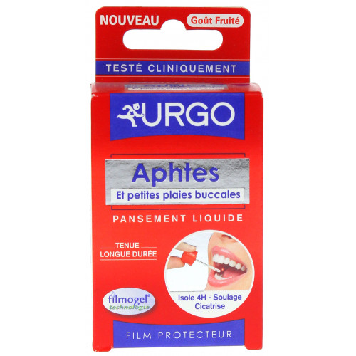 URGO FILMOGEL Aphtes 6mL - Soulage petites plaies buccales - Pharma360