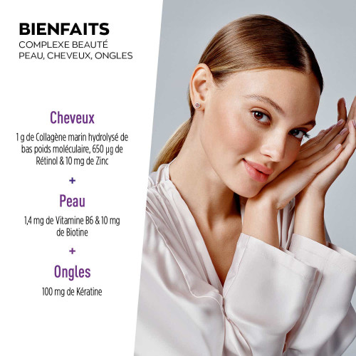 Granions Complexe Beauté Peau Cheveux Ongles 60 Comprimés Vitalité