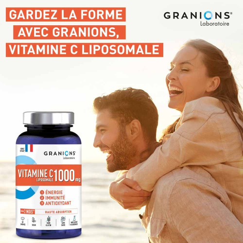 Granions Vitamine C Liposomale 1000 mg 60 Comprimés Énergie Immunité