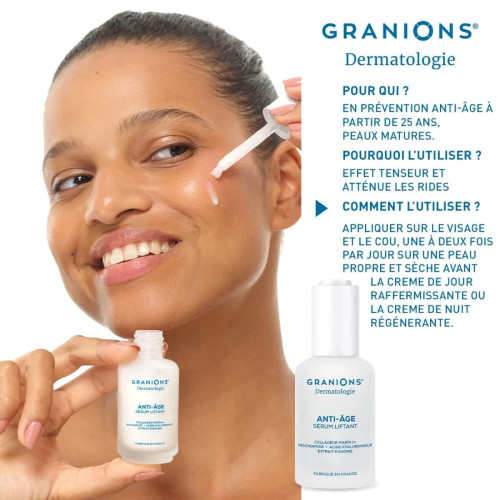 Granions Sérum Liftant Anti-Âge 30 ml Effet Liftant Hydratant Pharma360