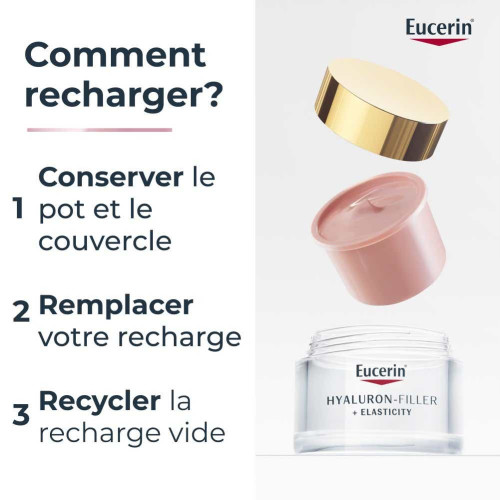 Eucerin Hyaluron-Filler Elasticity Rose SPF30 50ml Peau Éclatante Pharma360