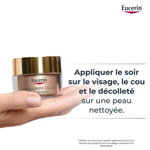 Eucerin Hyaluron-Filler Elasticity Nuit 50ml Anti-âge Peaux Matures