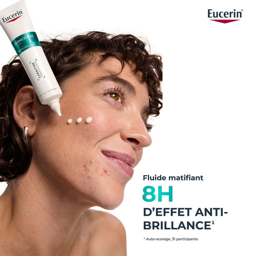 Eucerin DermoPure Fluide Matifiant 40ml - Peau Matifiée et Saine