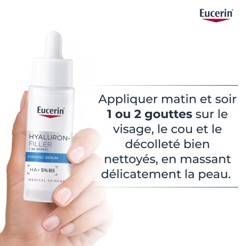 Eucerin Hyaluron-Filler Sérum Fermeté 30ml Anti-âge Hydratant