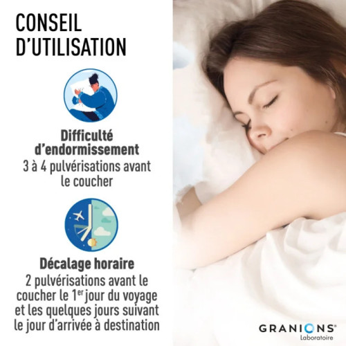 Granions Sommeil Flash Mélatonine 25ml Endormissement Rapide Pharma360