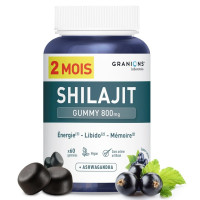 Granions Shilajit 800 mg 60 Gummies Boost Énergie Libido Mémoire