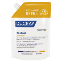 Ducray Kelual Squanorm Shampooing 400 ml Élimine Pellicules Sèches