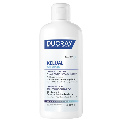 Ducray Kelual Squanorm Shampooing 400ml Anti-pelliculaire frais Pharma360