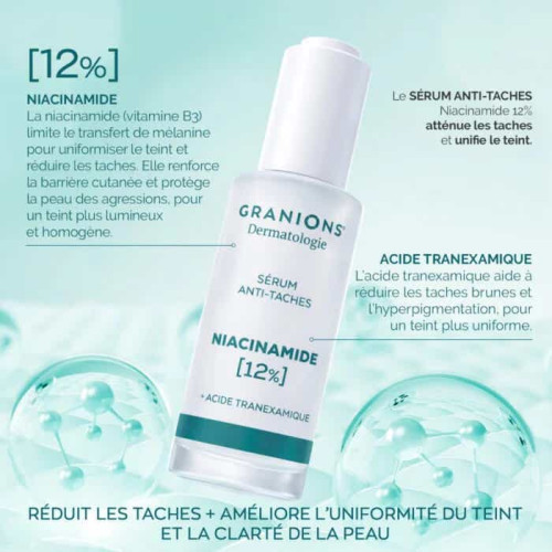 Granions Sérum Anti-Taches 30 ml Teint Uniforme et Lumineux