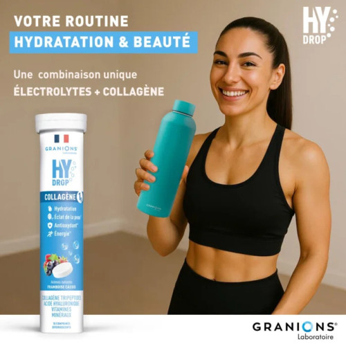 Granions HyDrop Collagène 1g 18 Comprimés Effervescents Beauté Peau