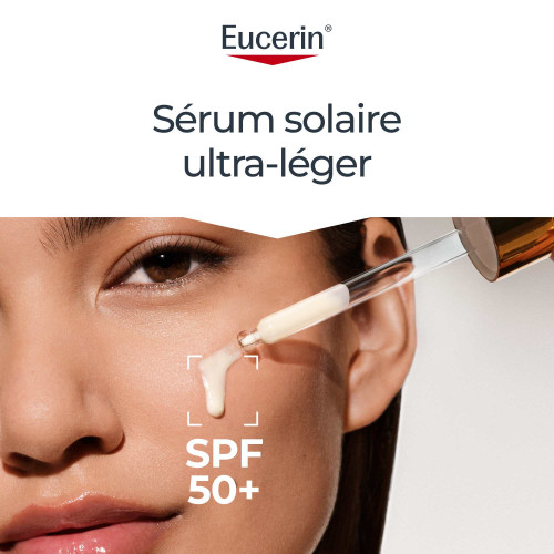 Sérum Eucerin SPF50+ - Matifiant, protection UV & peau équilibrée