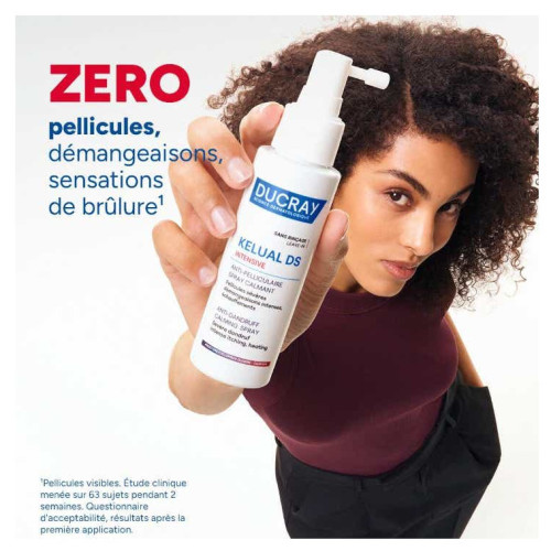 Ducray Kelual DS : Spray anti-pelliculaire, calme instantané