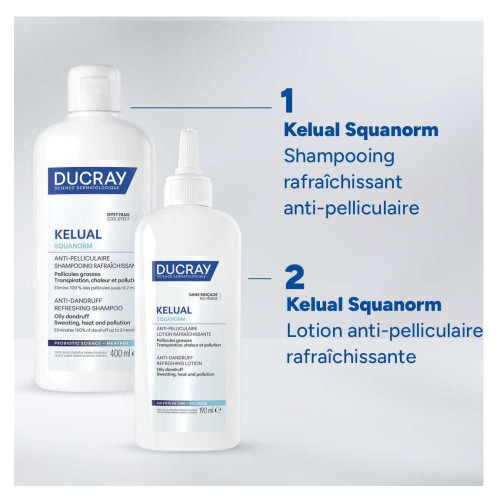 Ducray Lotion Rafraîchissante Anti-Pelliculaire : 190ml
