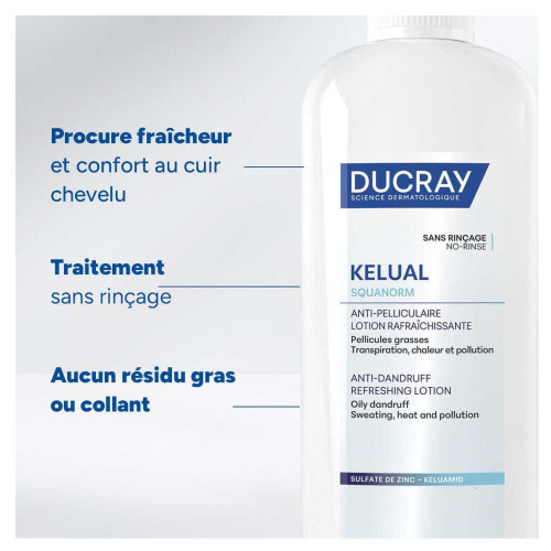 Ducray Lotion Rafraîchissante Anti-Pelliculaire : 190ml