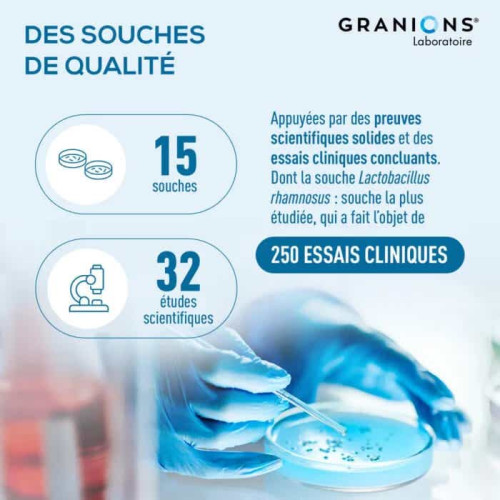 Granions Probio Flore Intestinale Voyage - 7 Jours | 40M UFC