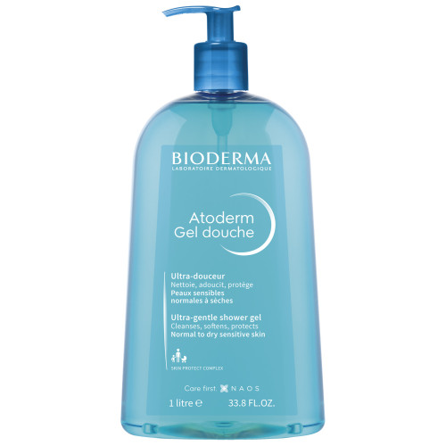 BIODERMA Atoderm Gel Douche 1000mL - Peaux Sensibles Sèches