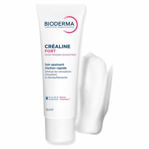BIODERMA CREALINE Fort 40mL - Apaisant rapide pour peaux rougies