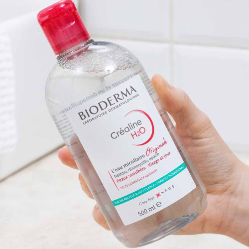 BIODERMA Créaline H2O 2x500mL - Nettoyage doux et efficace