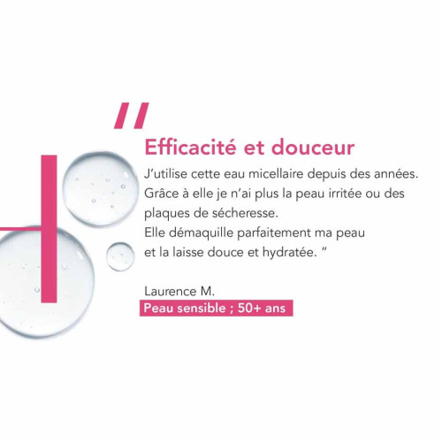 BIODERMA Créaline H2O 2x500mL - Nettoyage doux et efficace