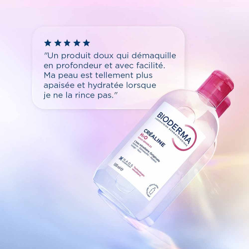 BIODERMA Créaline H2O 500mL - Nettoyage doux et efficace