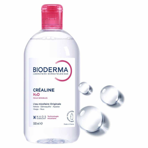 BIODERMA Créaline H2O 500mL - Nettoyage doux et efficace