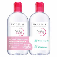 BIODERMA Créaline TS H2O 2x500ml - Nettoyage doux et efficace