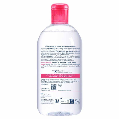 BIODERMA Créaline TS H2O 500mL - Nettoyage doux et efficace