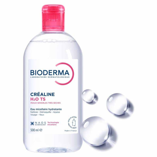 BIODERMA Créaline TS H2O 500mL - Nettoyage doux et efficace