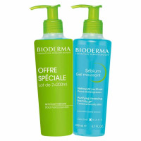 BIODERMA SEBIUM Gel Nettoyant 400ml - Purifie Peaux Grasses