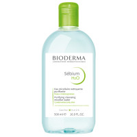 BIODERMA SEBIUM H2O 500mL - Purifie et nettoie peaux mixtes