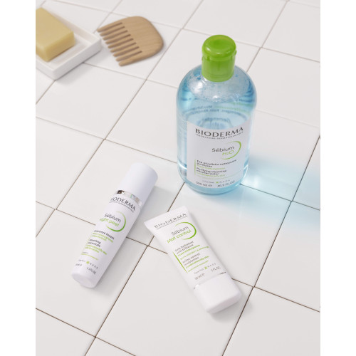 BIODERMA SEBIUM H2O 500mL - Purifie et nettoie peaux mixtes