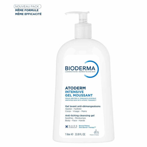 BIODERMA ATODERM Gel Moussant 500mL - Apaisant, Purifiant