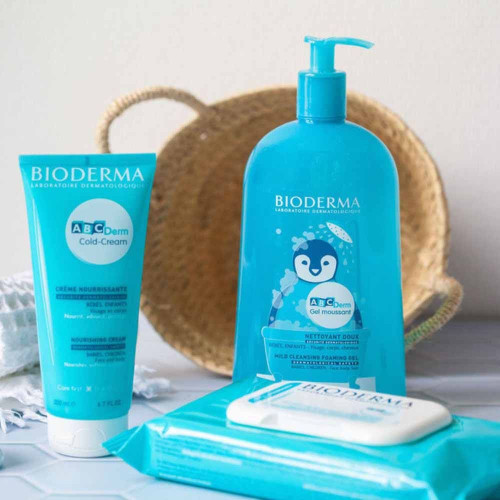 BIODERMA ABCDerm Gel Doux 1000mL - Nettoyant Bébé Haute Tolérance
