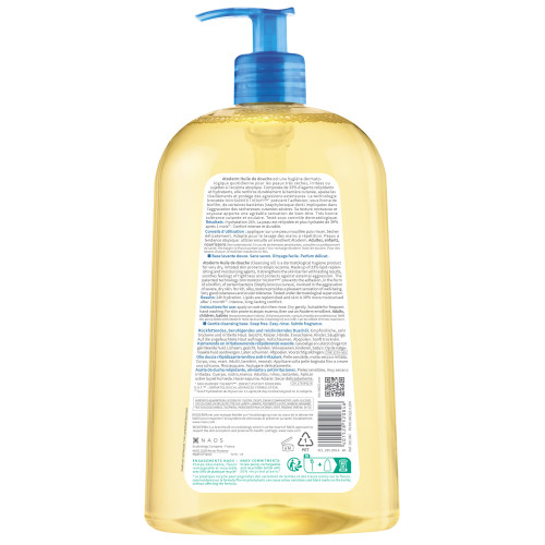 BIODERMA Atoderm Huile Douche 1000mL - Apaise et Nourrit
