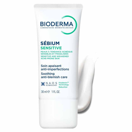 BIODERMA Sébium Sensitive 30ml - Apaisant Anti-Imperfections sur