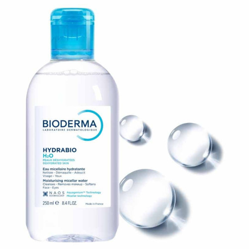 BIODERMA Hydrabio H2O 250ml - Nettoyant Doux Hydratant