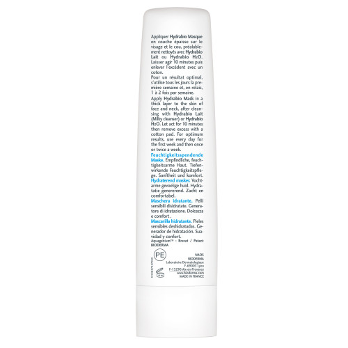 BIODERMA Hydrabio Masque 75ml - Hydratation Intense Peau Sensible