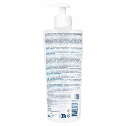 BIODERMA Atoderm Gel-Crème Ultra-Apaisant 500ml - Anti-Démangeaisons