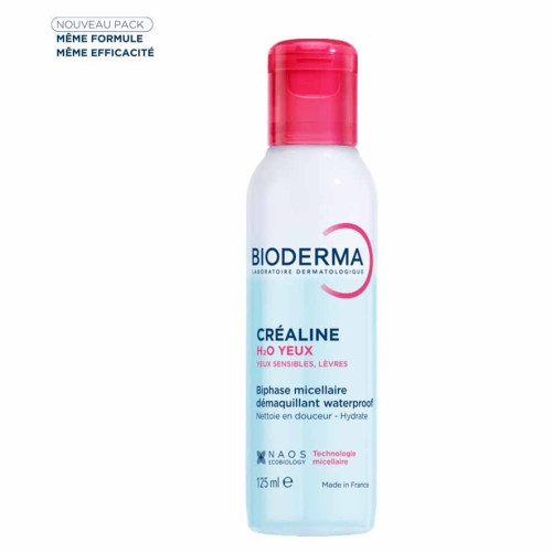 BIODERMA Créaline H2O 125ml - Démaquillant Doux Hydratant