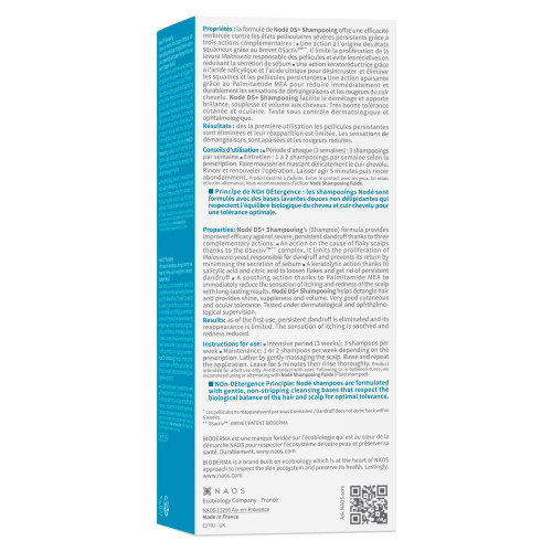 BIODERMA Nodé DS+ 125ml - Apaise et élimine pellicules tenaces