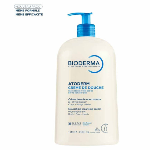 BIODERMA Atoderm Crème Douche 1000mL - Hydratation et Douceur