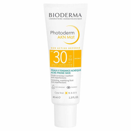 BIODERMA Photoderm AKN Mat SPF30 40mL - Protection et Matité